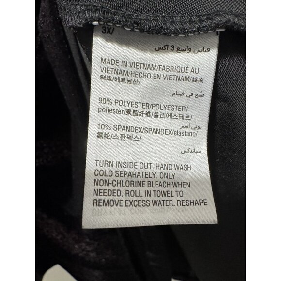 Alfani Top Womens 3X Ombré Metallic Velvet Vamp Whimsigoth Fairy Glam Stretch - Picture 4 of 6